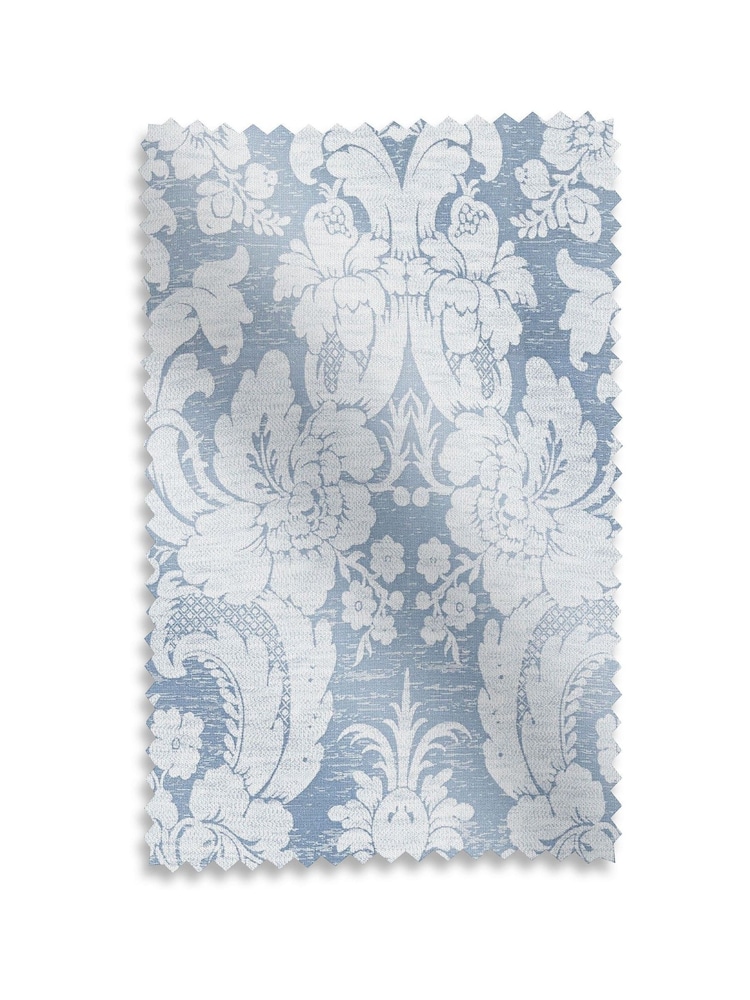 Laura Ashley Seaspray Blue Martigues Made To Measure Curtains - Image 9 of 9
