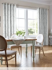 Laura Ashley Smoke Green Martigues Made To Measure Curtains - Image 11 of 14