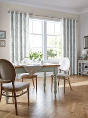 Laura Ashley Smoke Green Martigues Made To Measure Curtains - Image 2 of 14