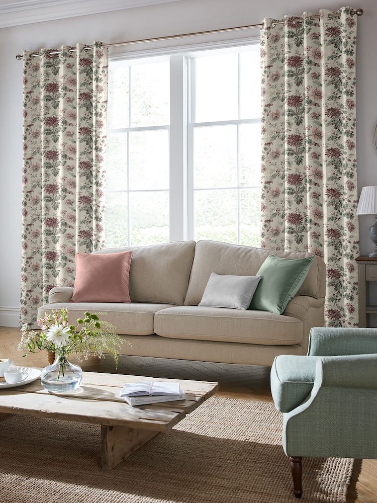 Laura Ashley Mulberry Purple Maryam Made To Measure Curtains - Image 1 of 9