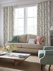 Laura Ashley Mulberry Purple Osterley Birds Made To Measure Curtains - Image 1 of 9