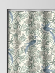 Laura Ashley Seaspray Blue Osterley Birds Made To Measure Curtains - Image 8 of 9