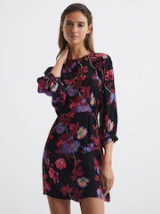 Minivestido con estampado floral y diseño ajustado Paulina de Reiss - Imagen 1 de 7