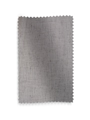 Grey Linen Look Voile Slot Top Sheer Panel Curtain - Image 5 of 5