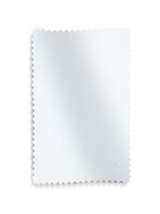 White Heart Embossed Blackout Eyelet Curtains - Image 7 of 8