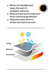 ستائر عروة معتمة منقوشة على شكل قلب - Image 10 of 10