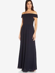 Adrianna Papell Crepe Chiffon Gown - Image 2 of 5