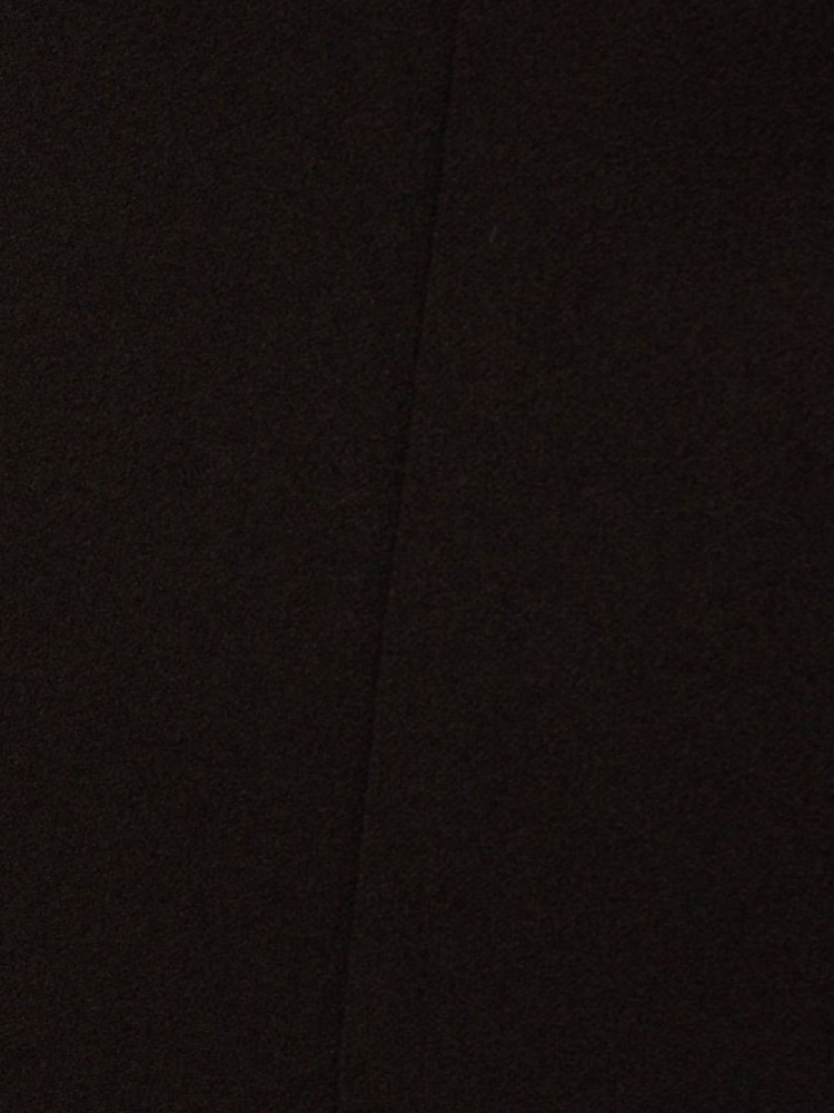 Adrianna Papell Black Knit Crepe Cape Jumpsuit - Image 5 of 5 Adrianna Papell Black Knit Crepe Cape Jumpsuit - Image 5 of 5