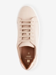 Nude Lace Up Signature Forever Comfort® Leather Chunky Wedges Platform Trainers - Image 6 of 7