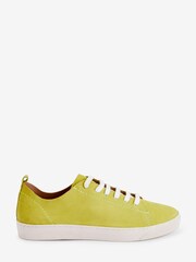 Lime Green Signature Forever Comfort® Leather Raw Cut Trainers - Image 7 of 10