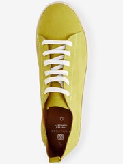 Lime Green Signature Forever Comfort® Leather Raw Cut Trainers - Image 9 of 10