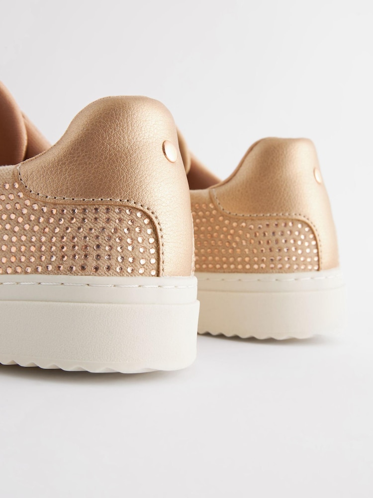 Rose Gold Forever Comfort® Bling Chunky Lace-Up Trainers - Image 6 of 6 Rose Gold Forever Comfort® Bling Chunky Lace-Up Trainers - Image 6 of 6