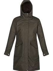 Regatta Light Black Romine Longline Waterproof Insulated Thermal Jacket - Image 1 of 4