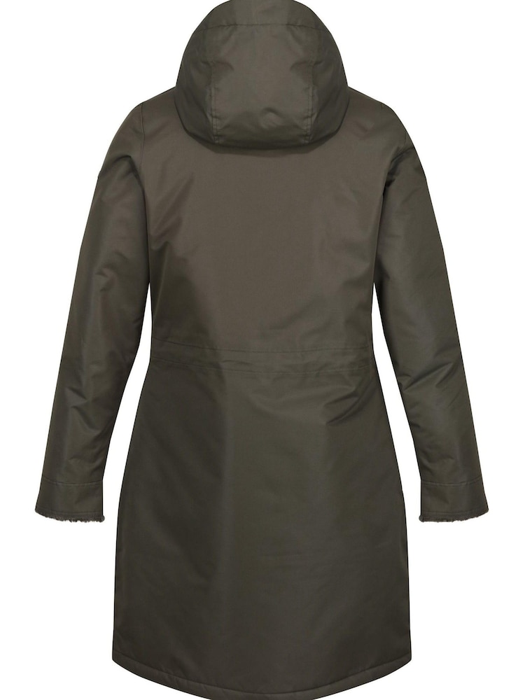 Regatta Light Black Romine Longline Waterproof Insulated Thermal Jacket - Image 2 of 4