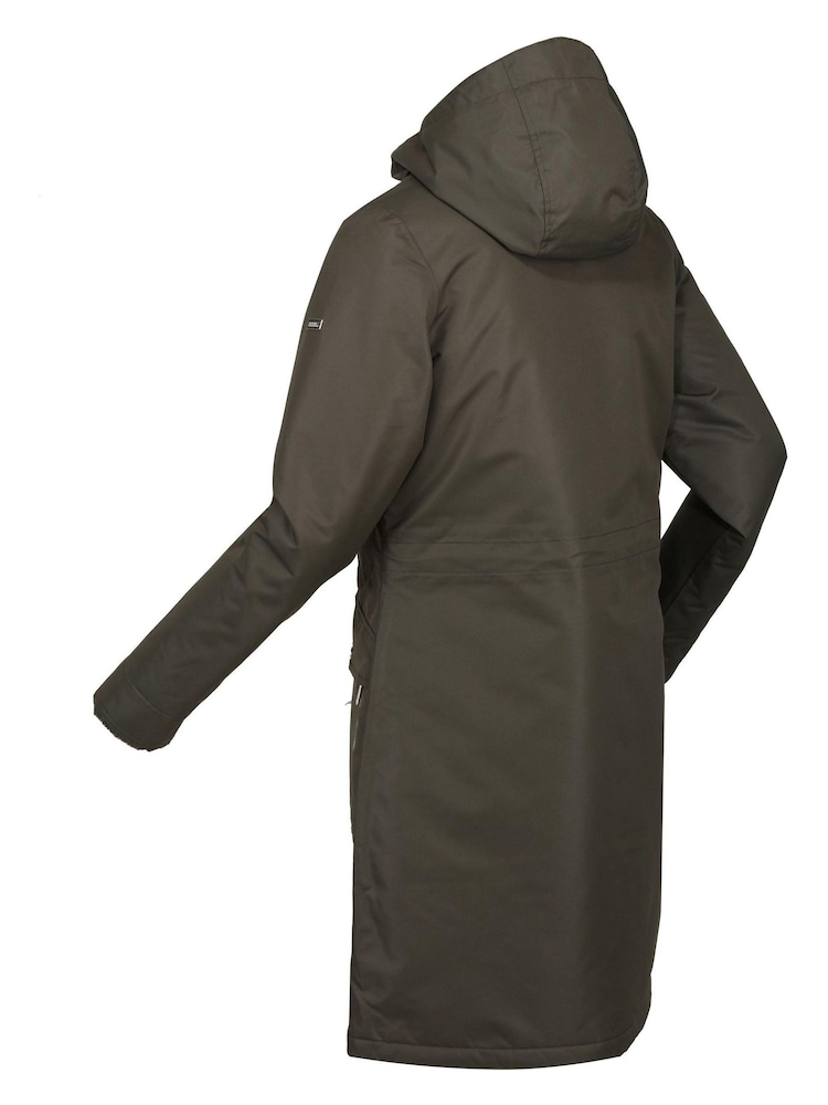 Regatta Light Black Romine Longline Waterproof Insulated Thermal Jacket - Image 4 of 4