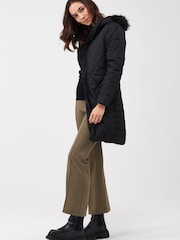 Regatta Black Womens Fritha II Insulated Thermal Parka Jacket - Image 3 of 9