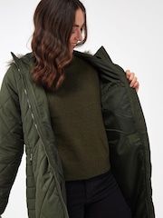 Regatta Green Womens Fritha II Insulated Thermal Parka Jacket - Image 4 of 8