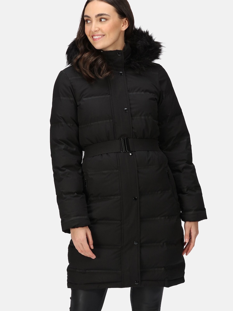 Giovanna Fletcher Daleyza Longline Insulated Belted Jacket - Image 1 of 10
