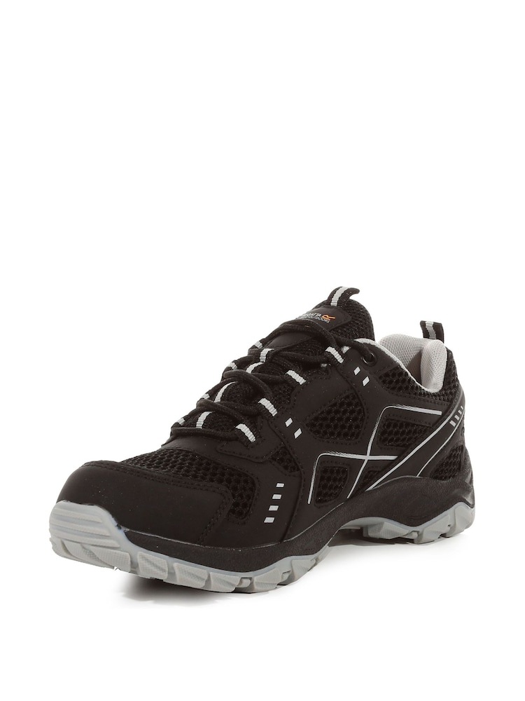 Schwarz - Regatta Vendeavour Wasserdichte Wanderschuhe für Damen - Bild 2 von 6 Schwarz - Regatta Vendeavour Wasserdichte Wanderschuhe für Damen - Bild 2 von 6