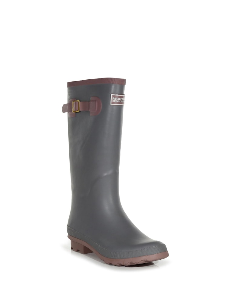 Regatta Grey Ladies Fairweather II Wellies - Image 2 of 6