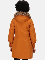 Regatta Shiloh Brown Longline Waterproof Insulated Jacket - Image 2 of 9
