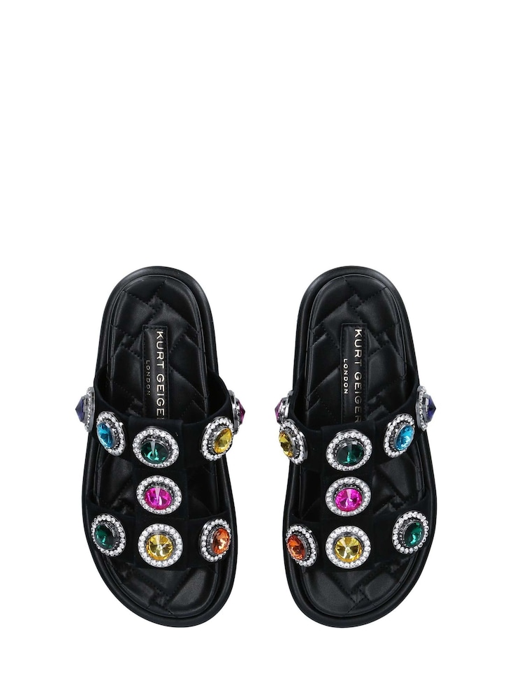 Kurt Geiger London Orson Crystal Sandals - Image 4 of 5