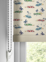 Cath Kidston Cream Kids Fast Cars Made to Measure Roller Blind - Image 4 of 6