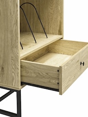 Dorel Home Linseed Oak Europe Tamlin Record Stand - Image 3 of 3
