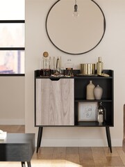 Dorel Home Black Europe Copley Bar Cabinet - Image 2 of 4