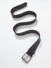 FatFace Black Italian Leather Belt - Image 2 of 2