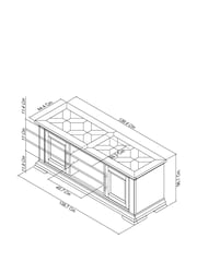 Bentley Designs White Two Tone TV Unit - Image 3 of 3