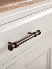 Bentley Designs White Belgrave Glazed Dresser - Image 2 of 4