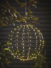 Black Sparkle Ball Solar Light Outdoor Light - Image 1 of 11