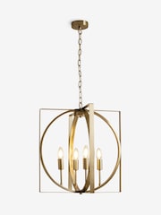 Brass Oxton 4 Light Chandelier Light - Image 4 of 4