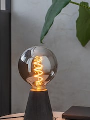 Black Bronx Tapered Wood Table Lamp - Image 1 of 7