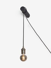 Black Bronx Plug In Wall Light - Image 4 of 5