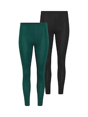 PixieGirl Petite Green Leggings 2 Pack - Image 1 of 3
