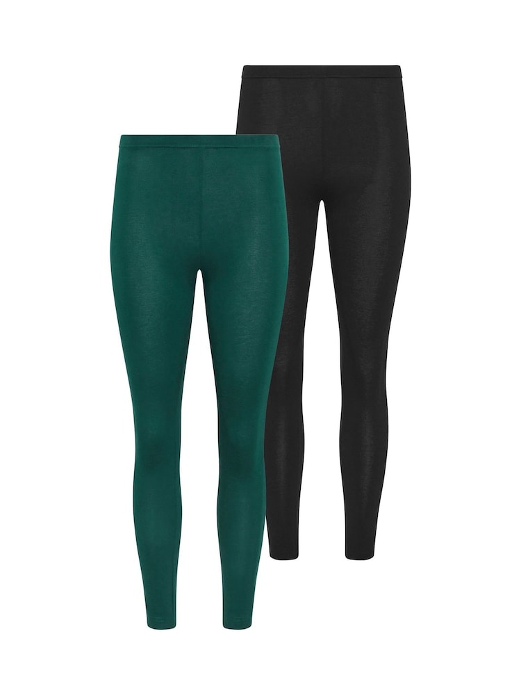 PixieGirl Petite Green Leggings 2 Pack - Image 1 of 3