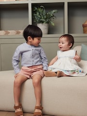Blue Smart 2 Piece Baby Bodysuit And Trousers Set (0mths-2yrs) - Image 10 of 10