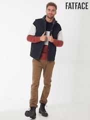 FatFace Blue Hayle Quilted Gilet - Image 1 of 4