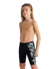 Arena Boys Black Swim Jammer Graphic Swim Shorts - Image 1 of 7