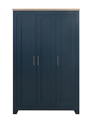 Birlea Navy Blue Highgate Tripe Wardrobe - Image 5 of 7