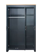 Birlea Navy Blue Highgate Tripe Wardrobe - Image 6 of 7