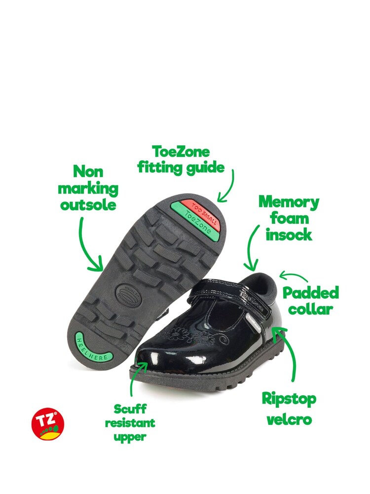 Elevate School with ToeZone Laura Girls Unicorn School Shoes - Imagen 5 de 5 Elevate School with ToeZone Laura Girls Unicorn School Shoes - Imagen 5 de 5