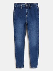 Синий - River Island джеггинсы скинни с завышенной талией - Image 5 of 5