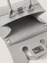 Monsoon Silver Clara Rainbow Diamanté Bag - Image 3 of 4
