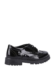 Hush Puppies Black Maxine Patent Senior School Shoes - Image 3 of 4