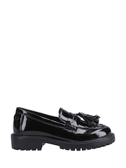 Hush Puppies Black Abigail Patent Senior School Shoes - Image 1 of 4