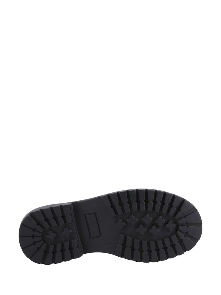 Hush Puppies Black Abigail Patent Senior School Shoes - Image 4 of 4