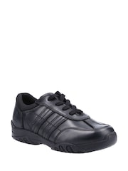 Hush Puppies Black Jezza2 Senior School Shoes - Image 3 of 4